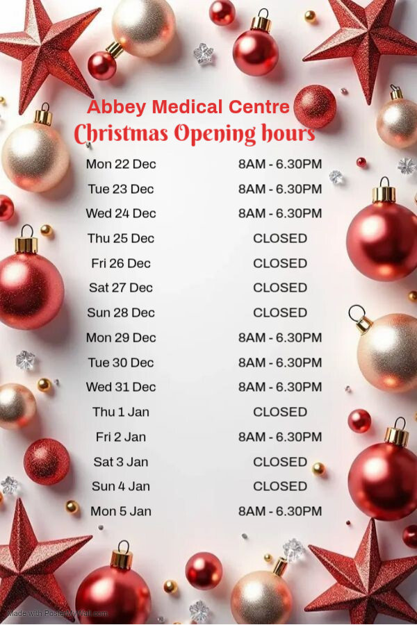 Christmas opening times Christmas opening times